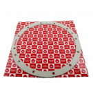 Uszczelka koła koronowego zwolnicy przedniej krążelit 0.8mm C-385 ( sprzedawane po 5 ) ORYGINAŁ URSUS