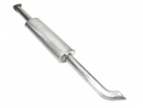 Tłumik TURBO 1676mm 9.8kg C-385 inox gięty wylot Waryński