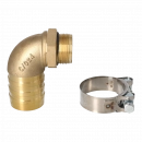 Suction port 2"; 1 1/4" BSP 90 degrees