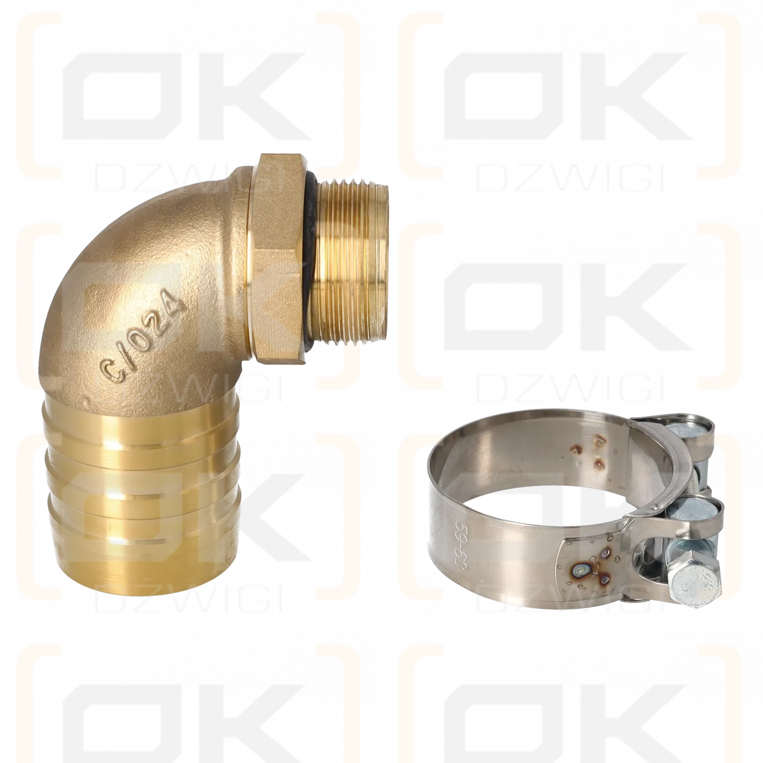 Suction port 2"; 1 1/4" BSP 90 degrees