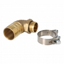 Suction port 2"; 1 1/4" BSP 90 degrees