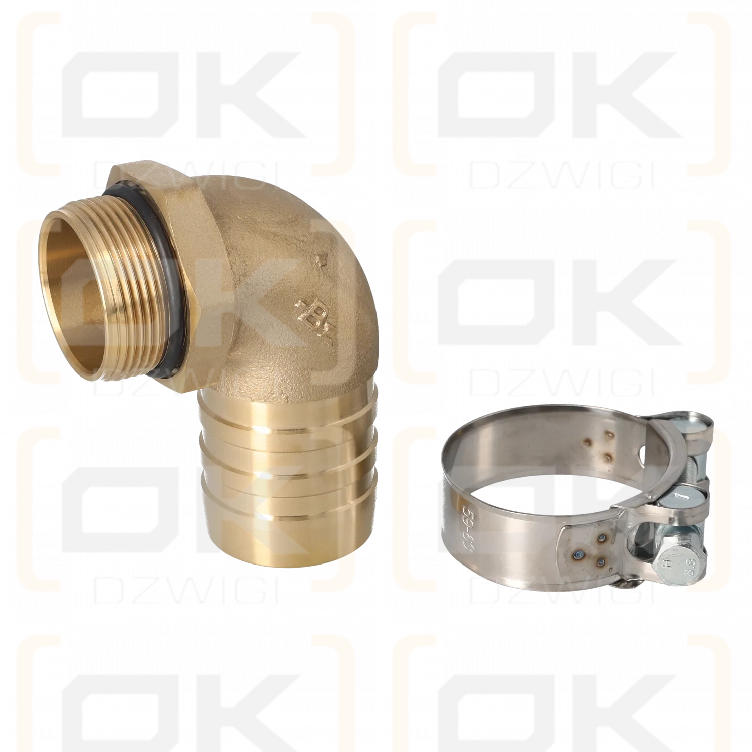 Suction port 2"; 1 1/2" BSP 90 degrees