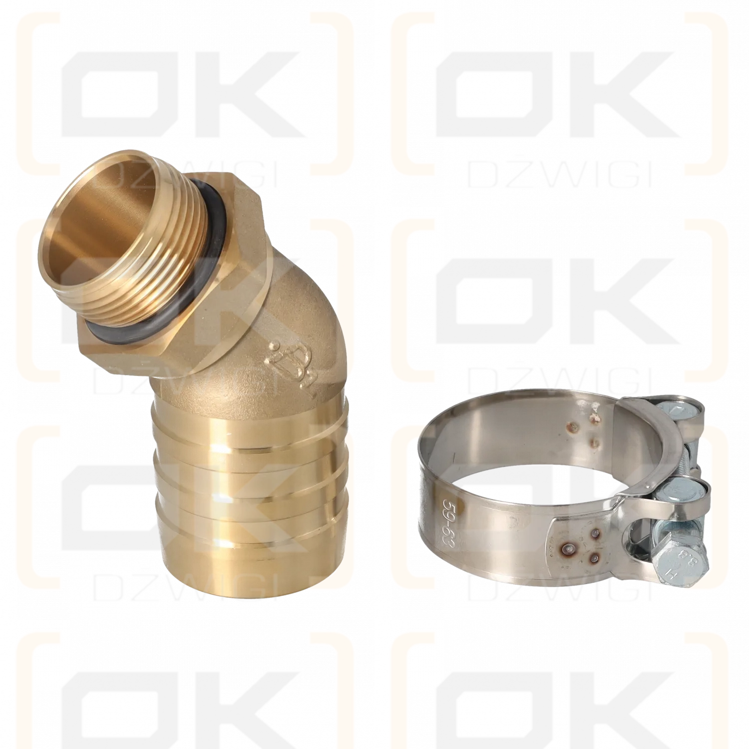 Suction port 2"; 1 1/4" BSP 45 degrees