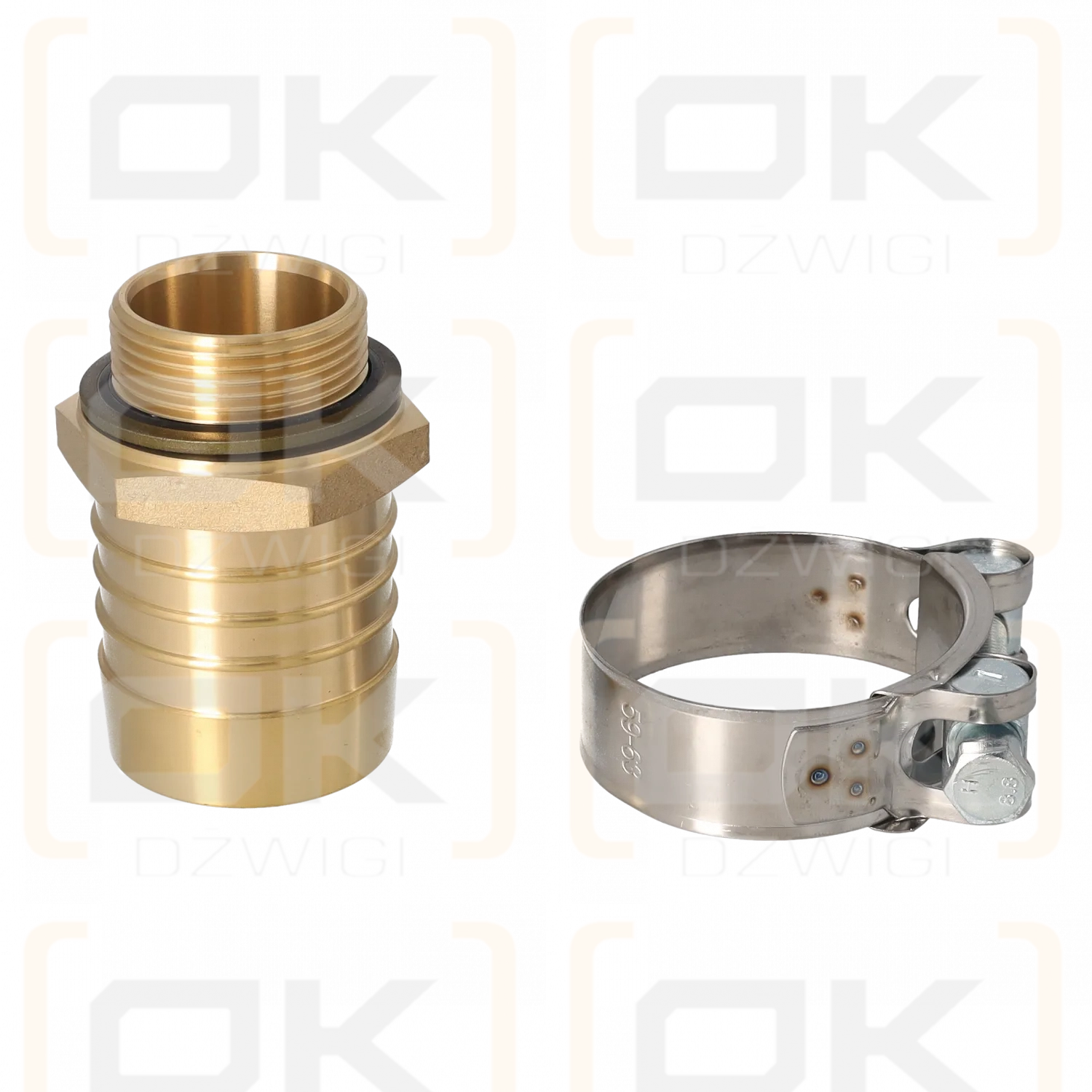 Suction port 2"; 1 1/4" BSP straight