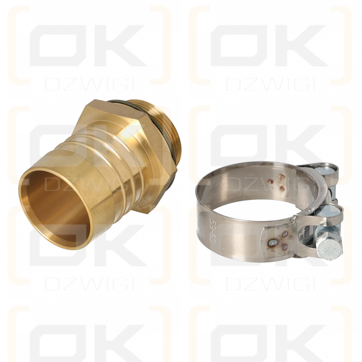 Suction port 2"; 1 1/2" BSP straight