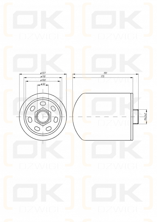 Filtr hydrauliczny 3581032M2 Wix (zam HF7541) Massey Ferguson