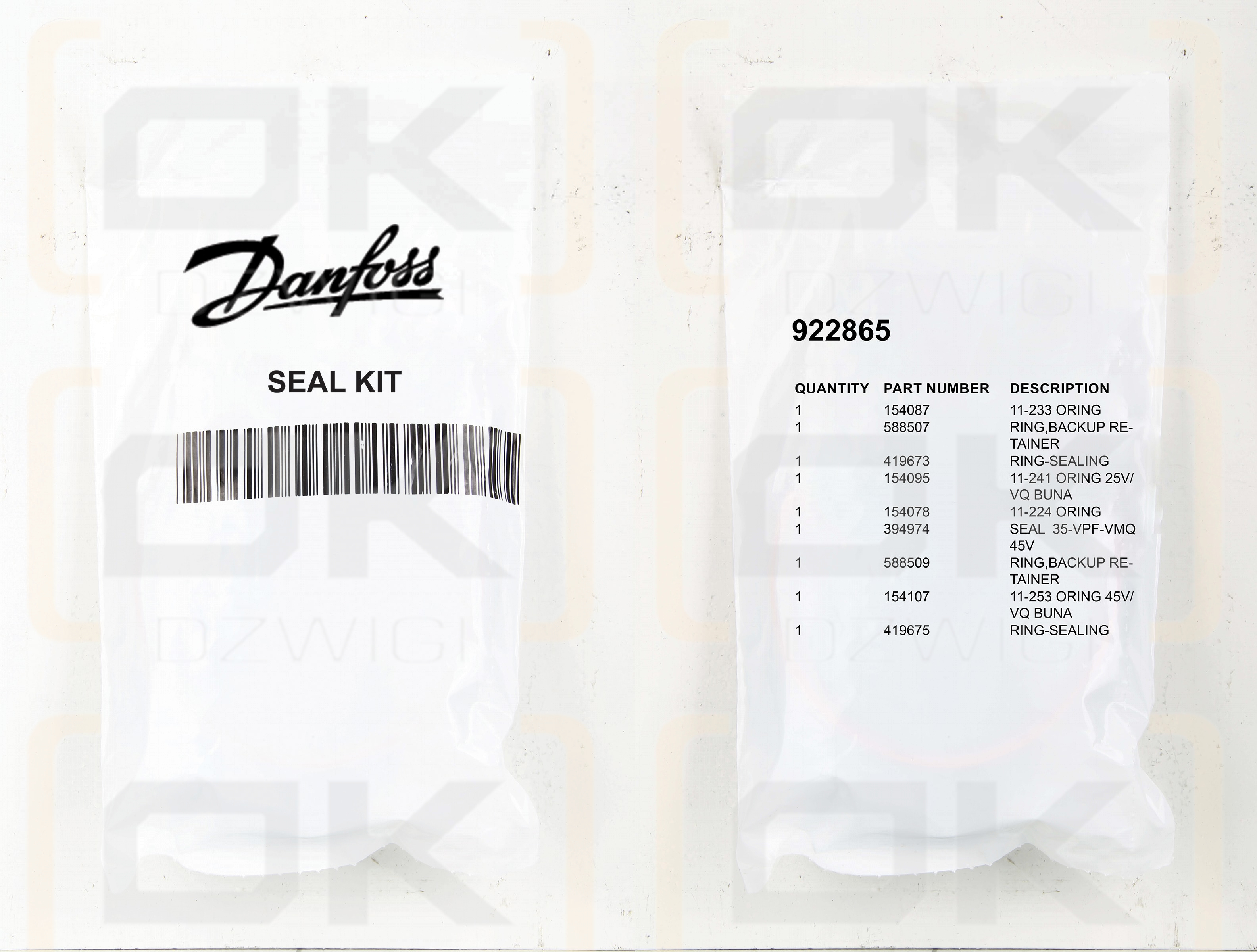 Kit de juntas para bomba hidráulica Eaton/Vickers 4525V