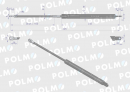 Siłownik szyby tylnej. szyberdachu. drzwi L max. 425mm 10368916 ZETOR POLMO