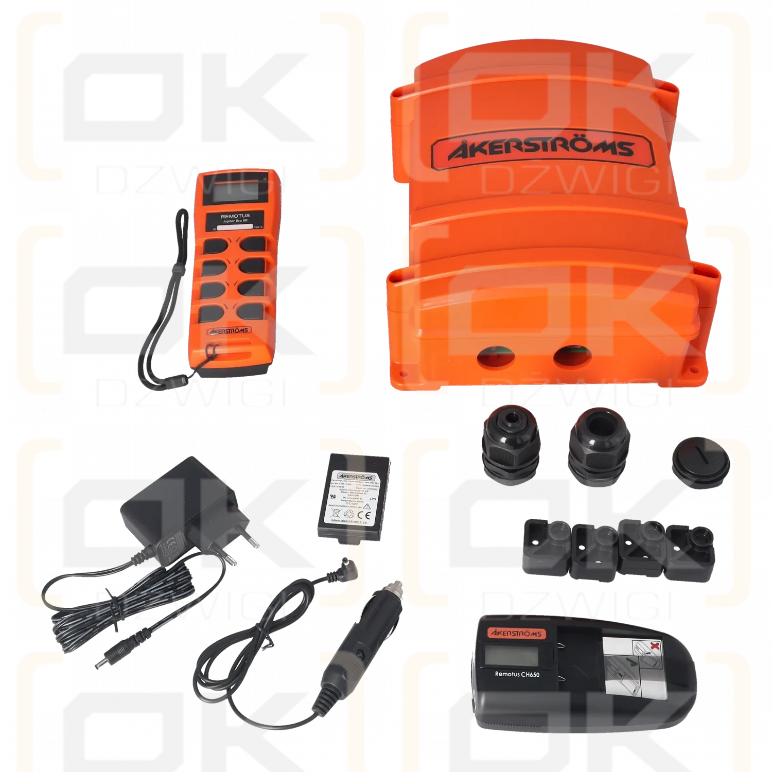 Akerstroms radio control set Era 8B + RX161,