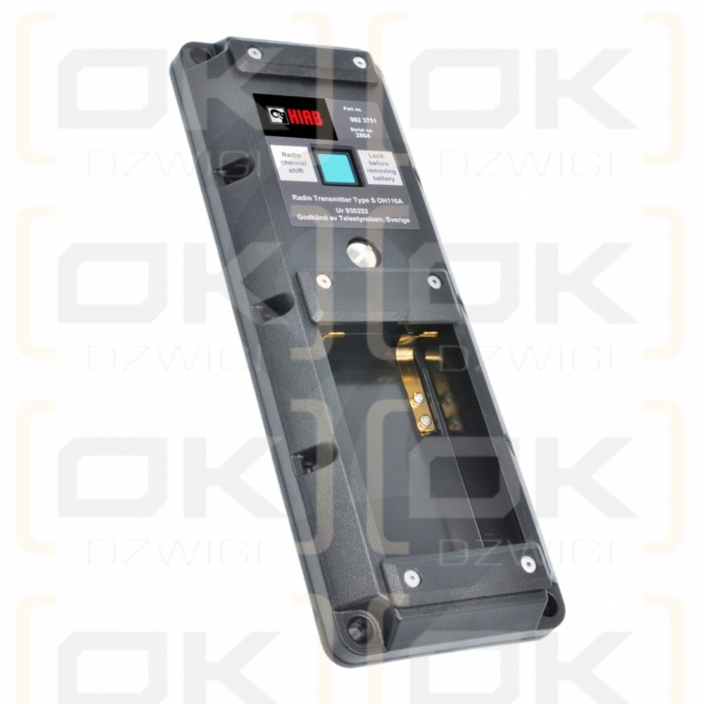 Nadajnik sterowania radiowego Hiab - dolna część Sweden