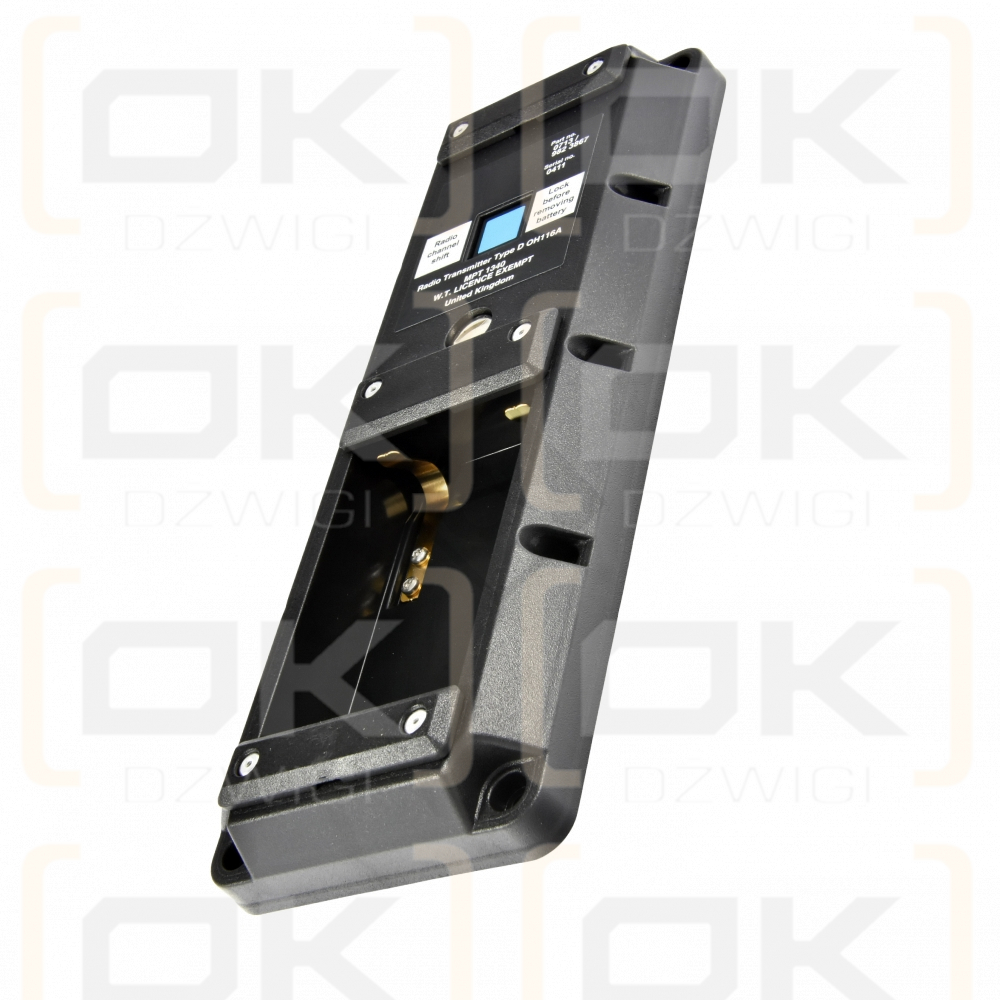 Nadajnik sterowania radiowego Hiab - dolna część UK United Kingdom