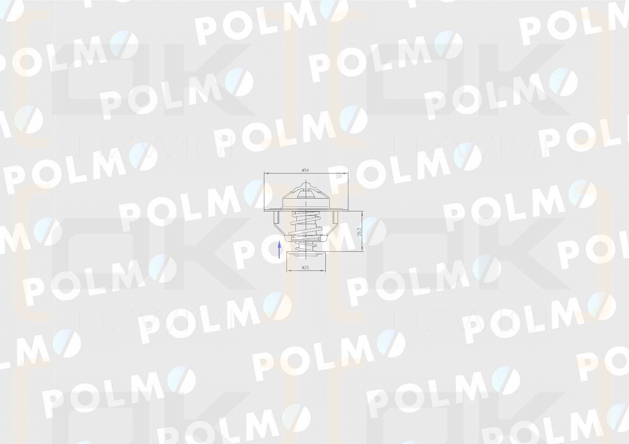 Termostat 98463637 Case POLMO