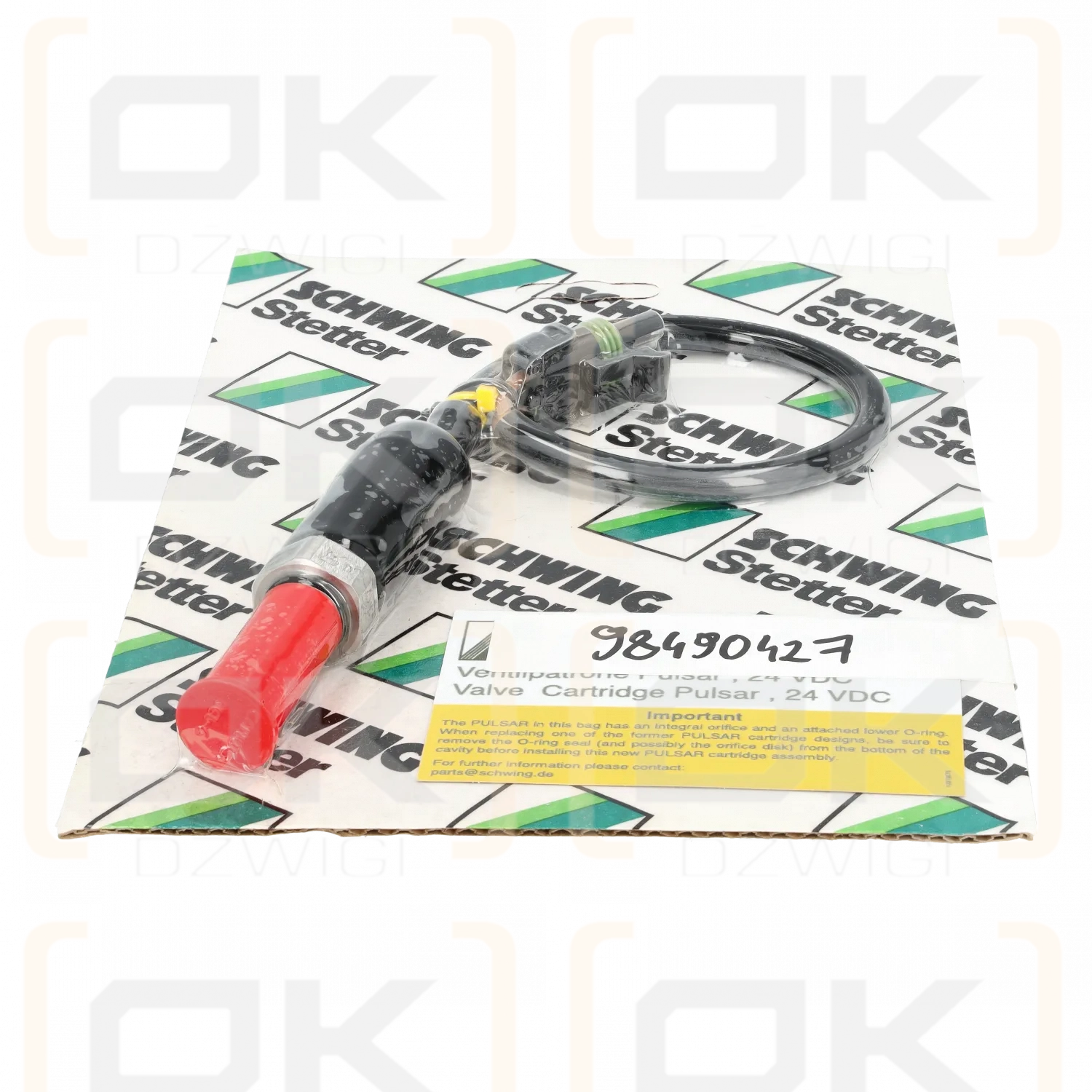 Schwing-Auslegerverteiler-Magnetventil 24V (z. B. 10160911)