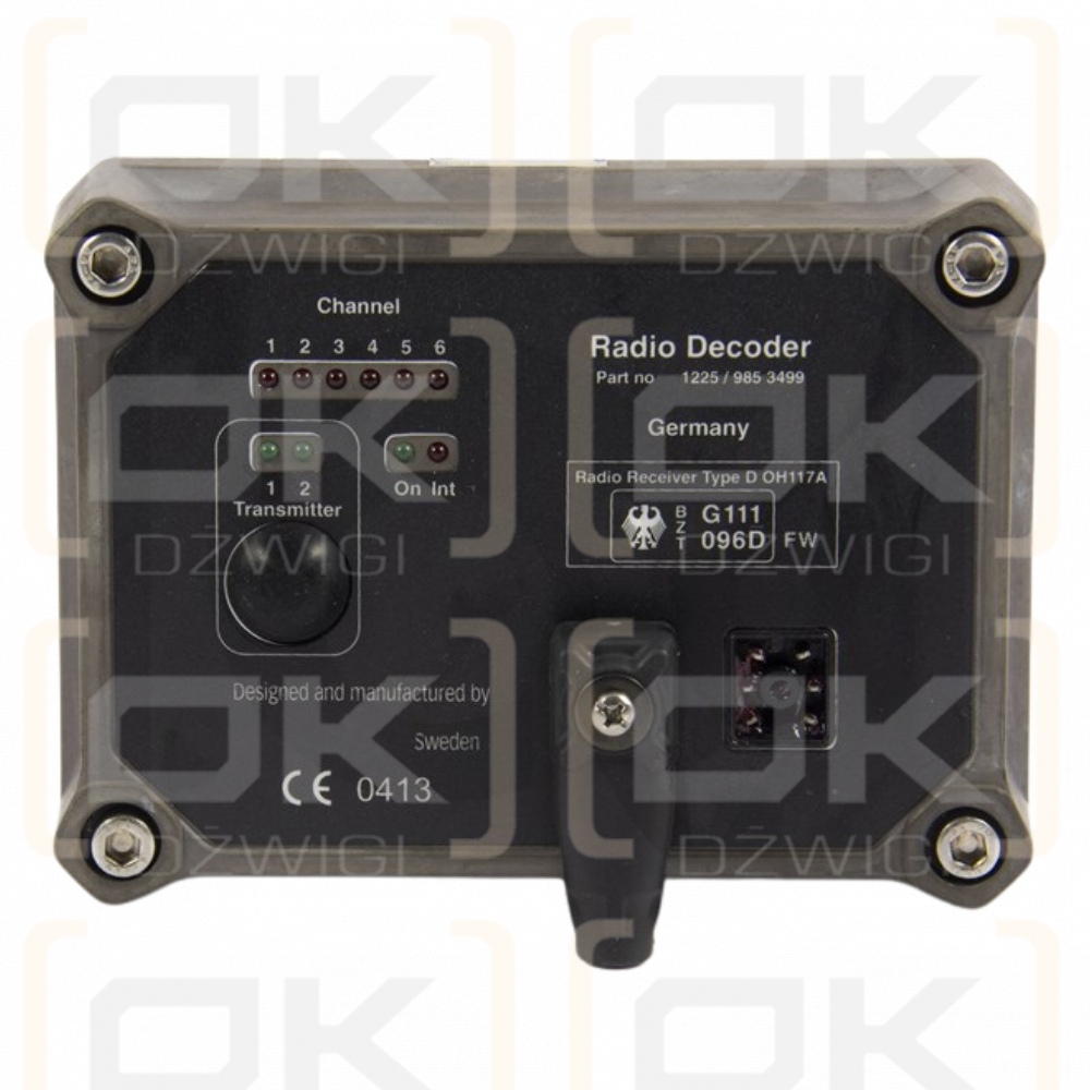 Receptor de radio Hiab Olsbergs de Alemania