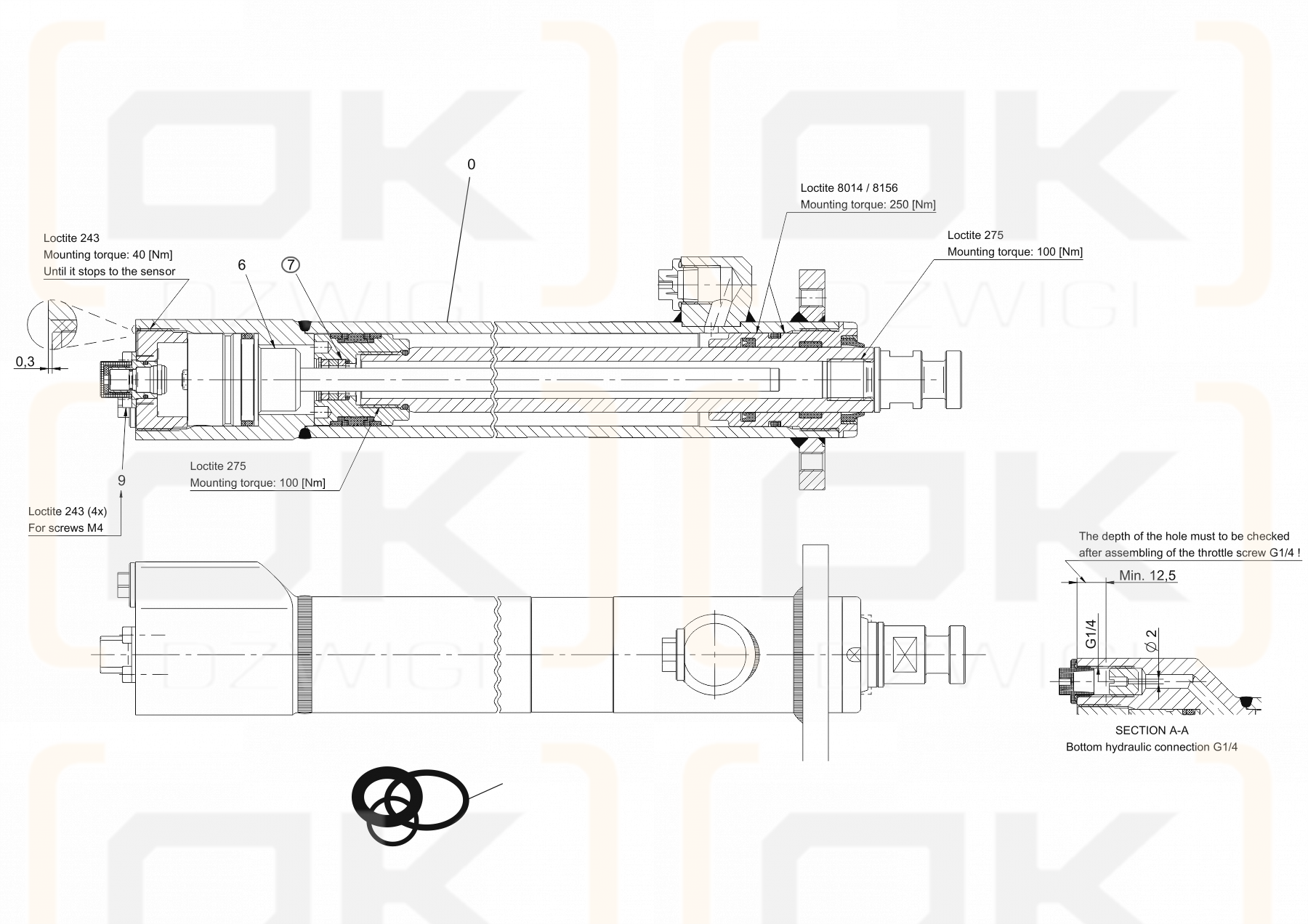 Magnet for Hiab/Effer LEN linear sensor