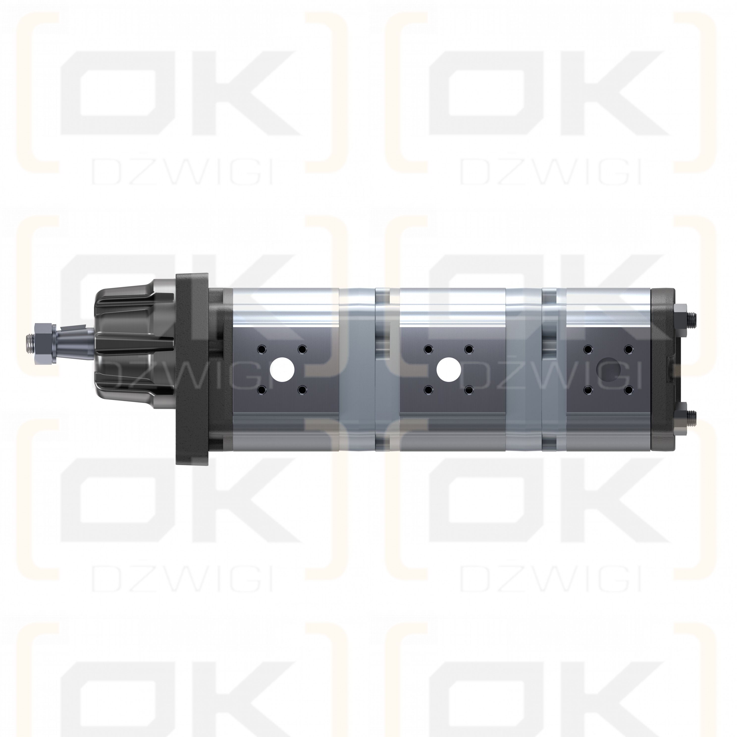 Bomba de engranajes Bosch Rexroth AZPFFF-10-016-016-008-R de 16+16+8 cc