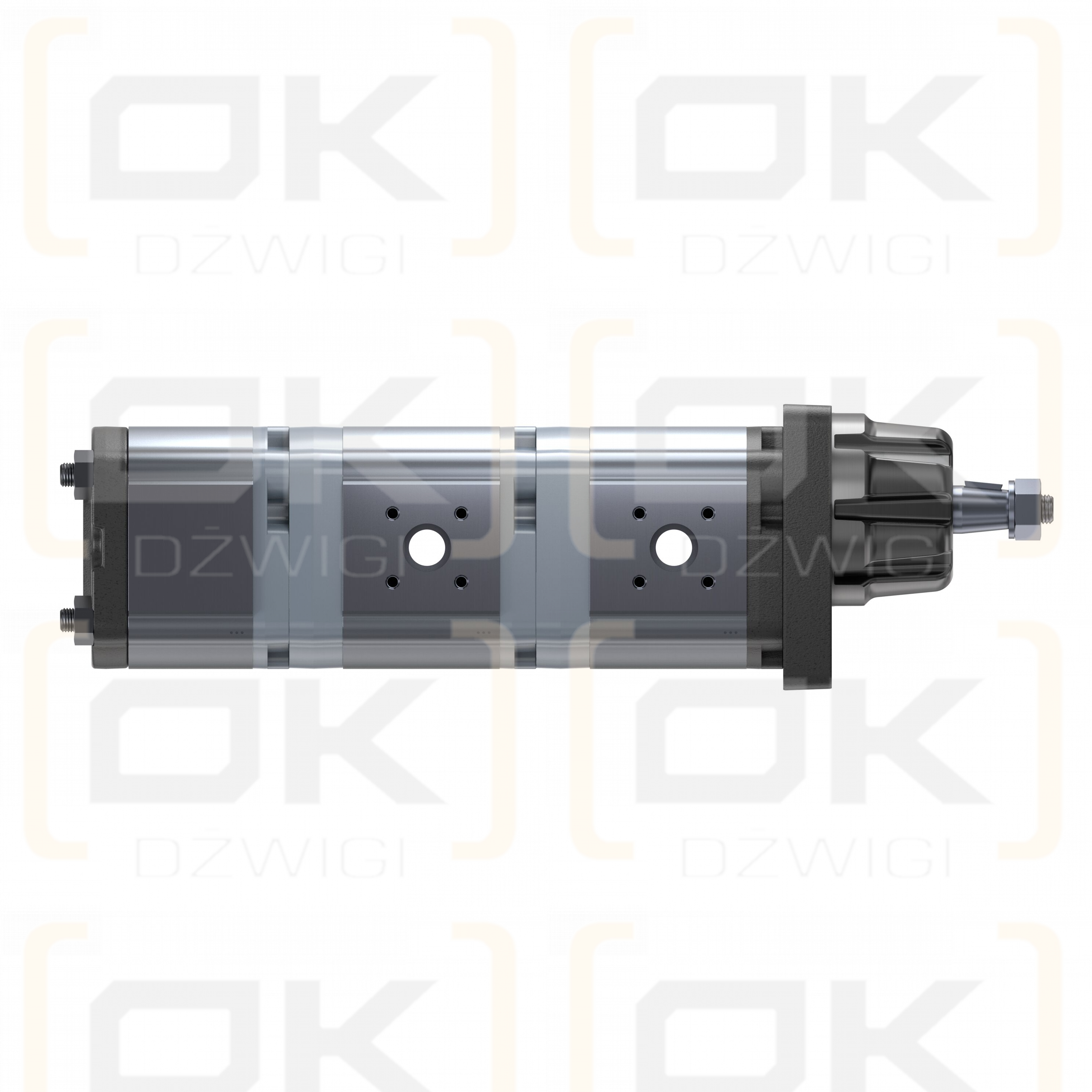 Bomba de engranajes Bosch Rexroth AZPFFF-10-016-016-008-R de 16+16+8 cc