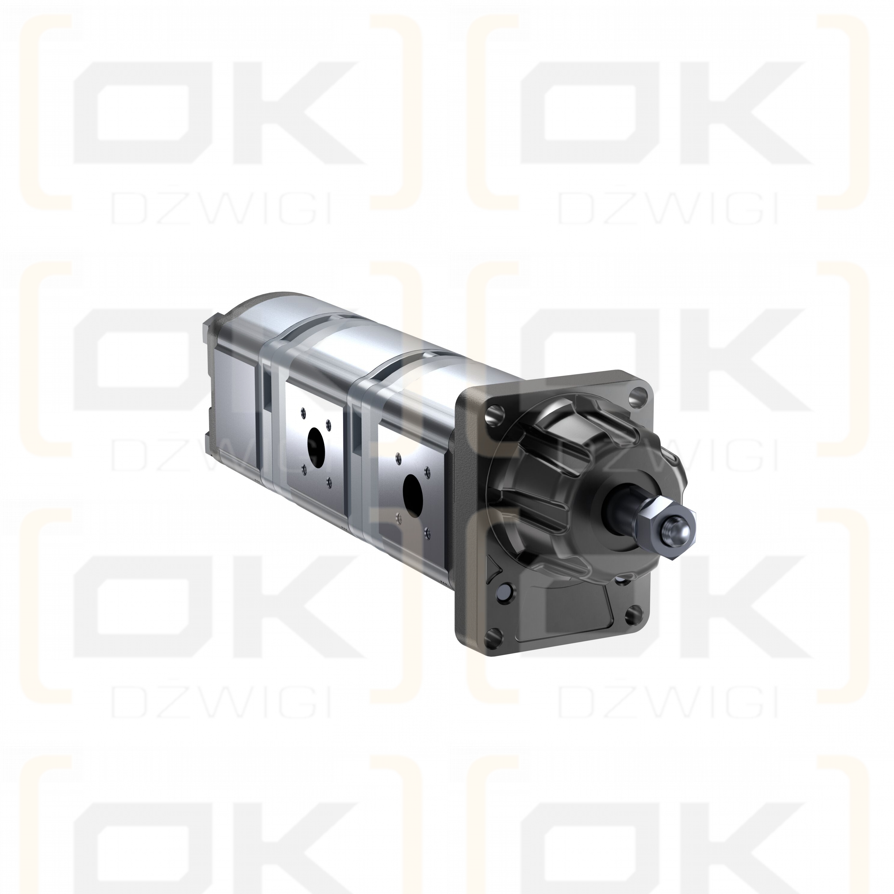 Bomba de engranajes Bosch Rexroth AZPFFF-10-016-016-008-R de 16+16+8 cc