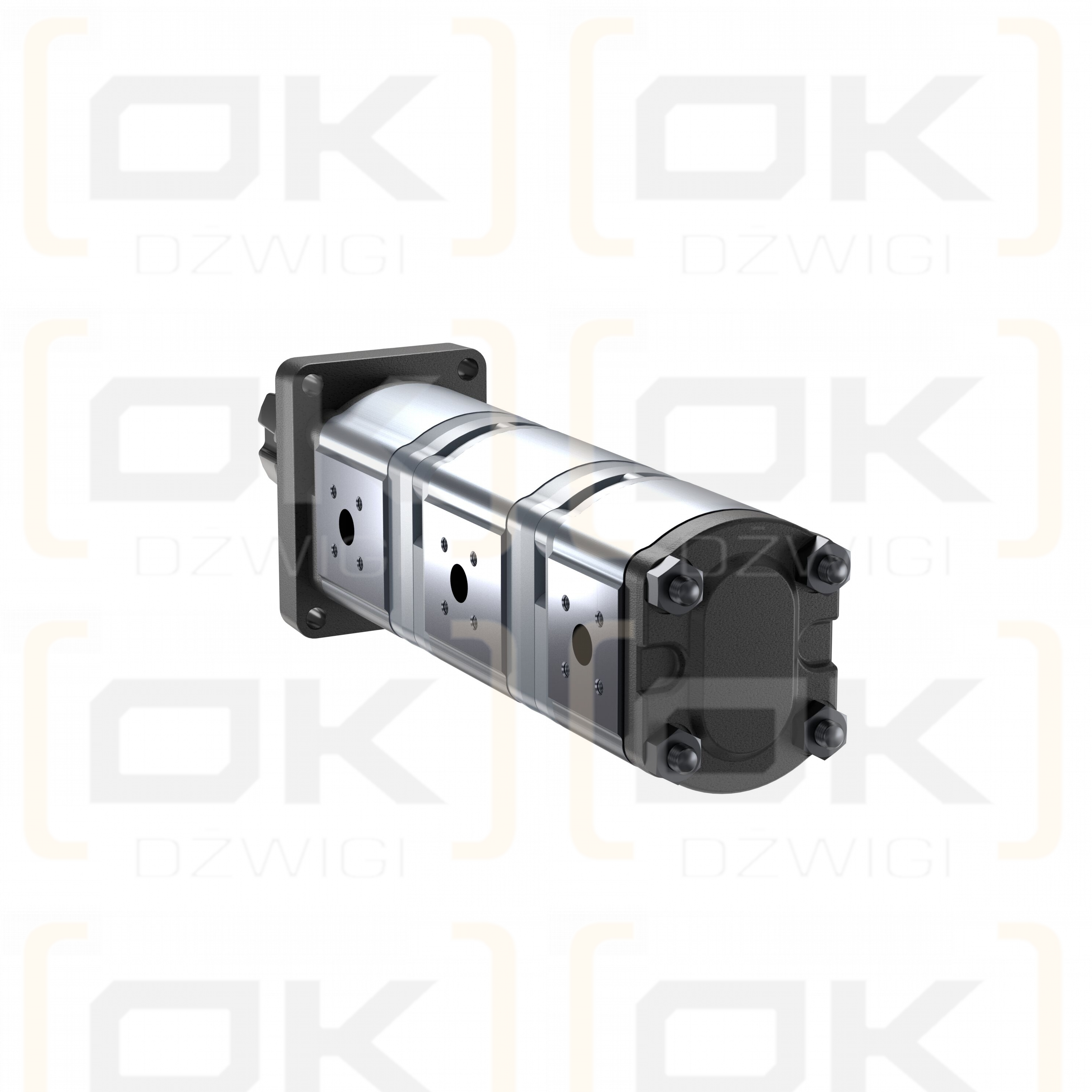 Bomba de engranajes Bosch Rexroth AZPFFF-10-016-016-008-R de 16+16+8 cc