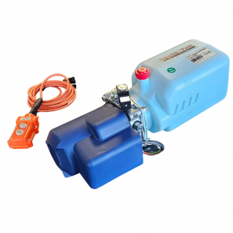 Binotto 24 V Power pack unit, 9 l tank, 3 kW engine with remote control, 3.1 l/min pump