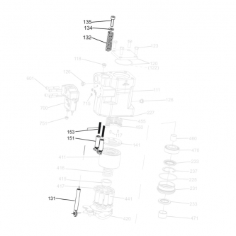 Kit de pistón Parker VP1-FS1; VP1-45/60/75