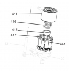 Conjunto de cilindro de bomba Parker VP1-FS1; VP1-45/60/75