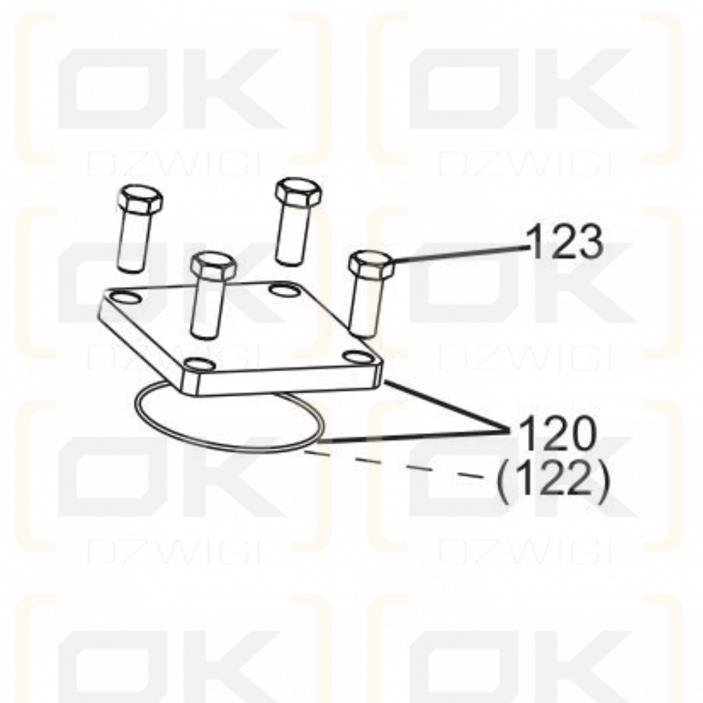 Kit de cubierta superior VP1-FS1; VP1-45/60/75
