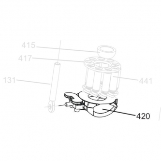Soporte para bomba Parker VP1-060 tipo R
