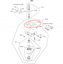 Engine solenoid valve seal plate 51#160-250