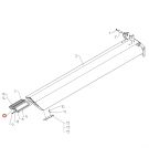 Support for slide block