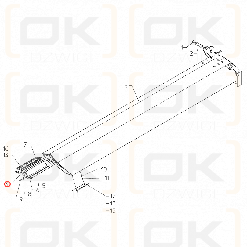 Soporte para bloque deslizante