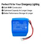 Batería de repuesto para MICA ML-500 / BGMICA-32D 2150 mAh Ni-MH 6V (Cameron Sino)