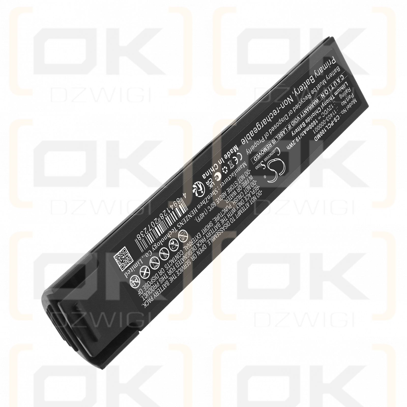 Bateria zamienna do Physio-Control Express Charge-Pak / 3200727-005 1600 mAh Li-SOCl2 12 V (Cameron Sino)