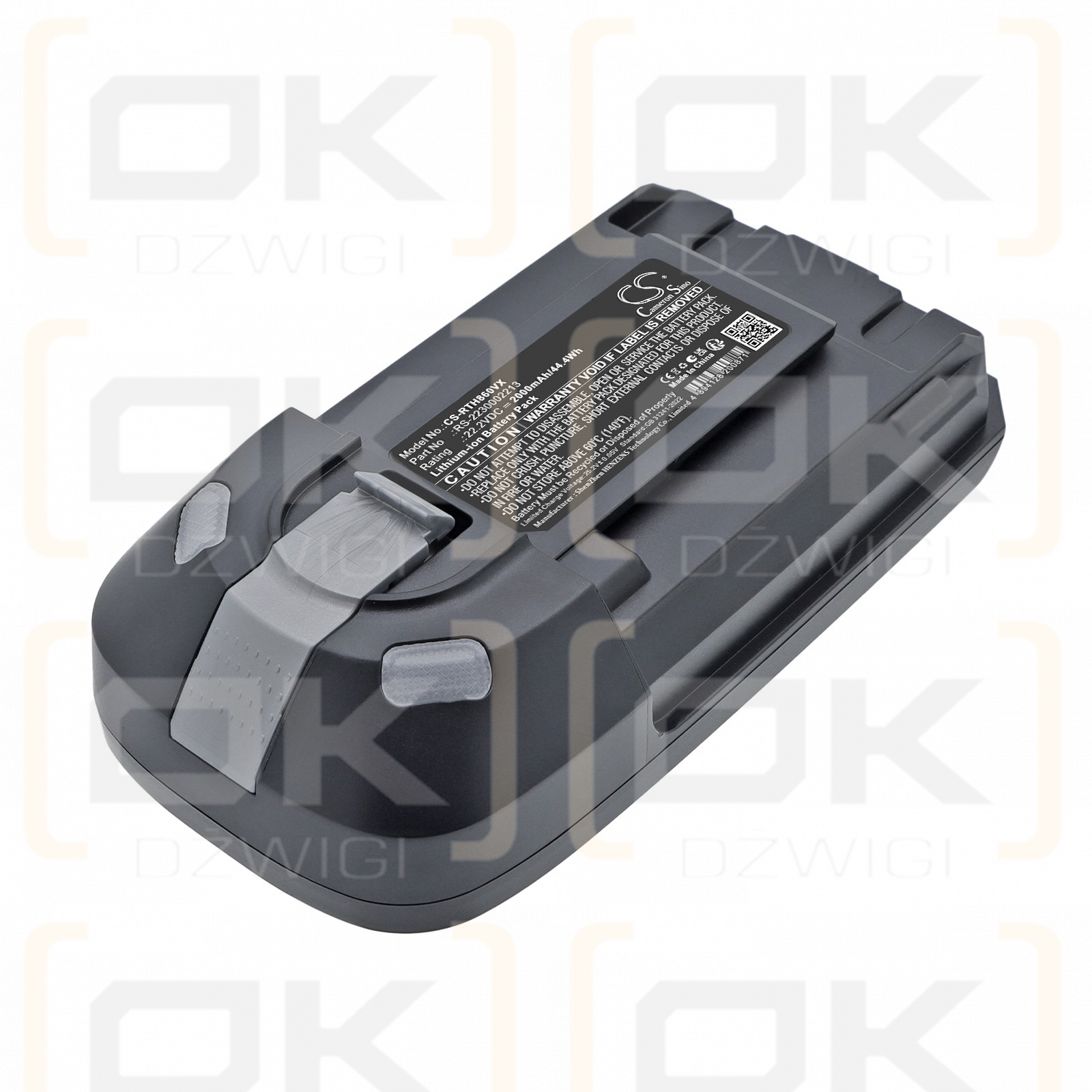 Bateria zamienna do Rowenta X-Force Flex 8.60 / RS-2230002213 2000 mAh Li-ion 22.2 V (Cameron Sino)