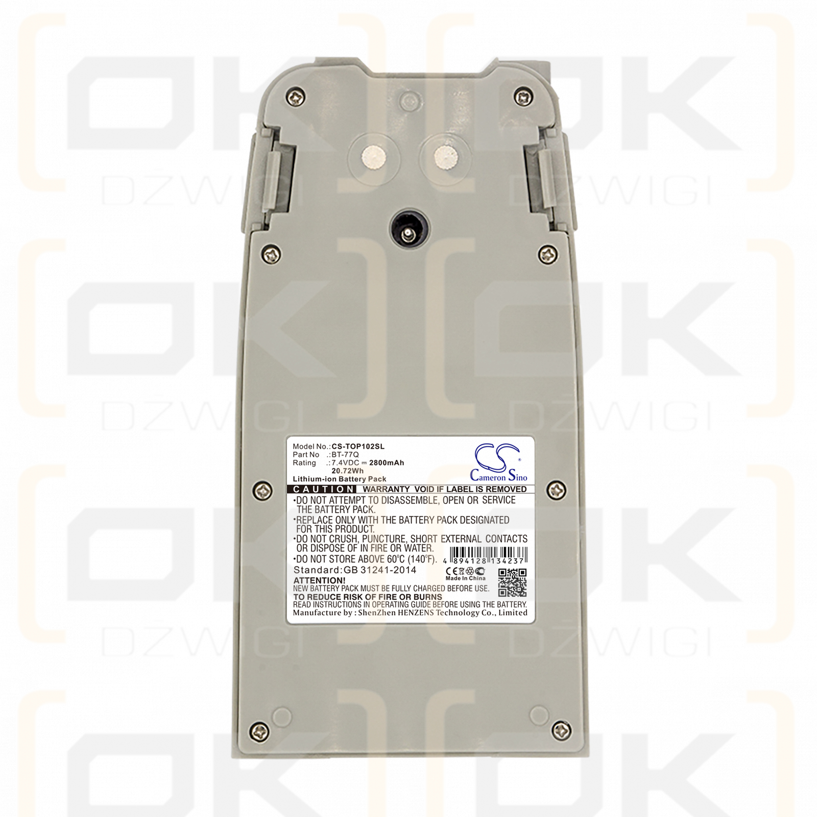 Replacement Battery for Topcon Cygnus KS-102 Total Station / BT-77Q 2800 mAh Li-ion 7.4 V (Cameron Sino)