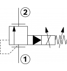 Proportional pressure relief KBVSP3BA / LCG12C4-220V