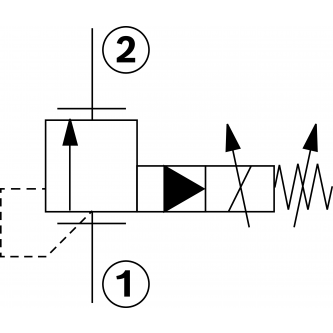 Proportional pressure relief KBVSP3BA / LCG12C4-220V