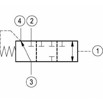 Zawór nabojowy 3-poz. Rexroth 047726008511000-VDSK-10A-TF-11