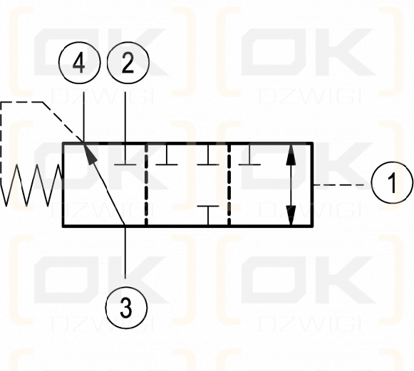 Zawór nabojowy 3-poz. Rexroth 047726008505000-VDSK-10A-TF-05
