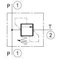 Перепускной клапан 80 л/мин 3/4" BSP 80-250 БАР