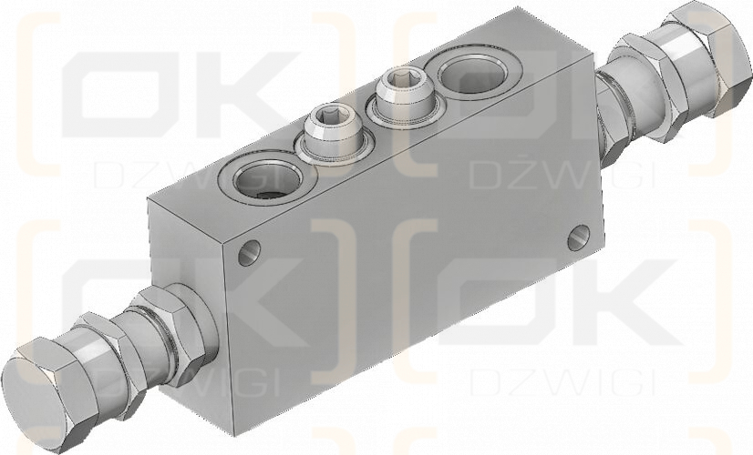 Rexroth double check valve 3/4" 05420502043500B VBSO-DE-CC-34-1:8-35