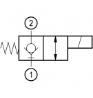 Elektrozawór Rexroth 2-drogowy; NC; 12,7mm; 3/4 16UNF; D36; OD110318A000000