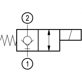 Elektrozawór Rexroth 2-drogowy; NC; 12,7mm; 3/4 16UNF; D36; OD110318A000000