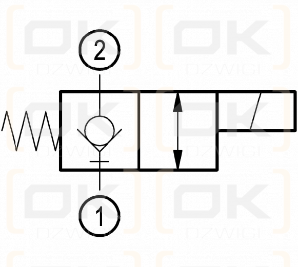 Elektrozawór Rexroth 2-drogowy; NC; 12,7mm; 3/4 16UNF; D36; OD110118A000000