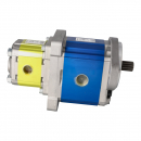 2-Sektionen-Zahnradpumpe XV-3P/32 + XV-2P/6; Gewindeanschlüsse