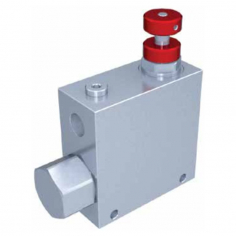 HBS 350 bar three-way regulating valve - G3/8" Galvanized steel