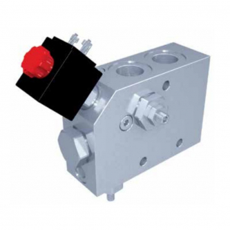 HBS 350 bar (Std. 120bar) three-way regulating valve - G1/2" Galvanized steel