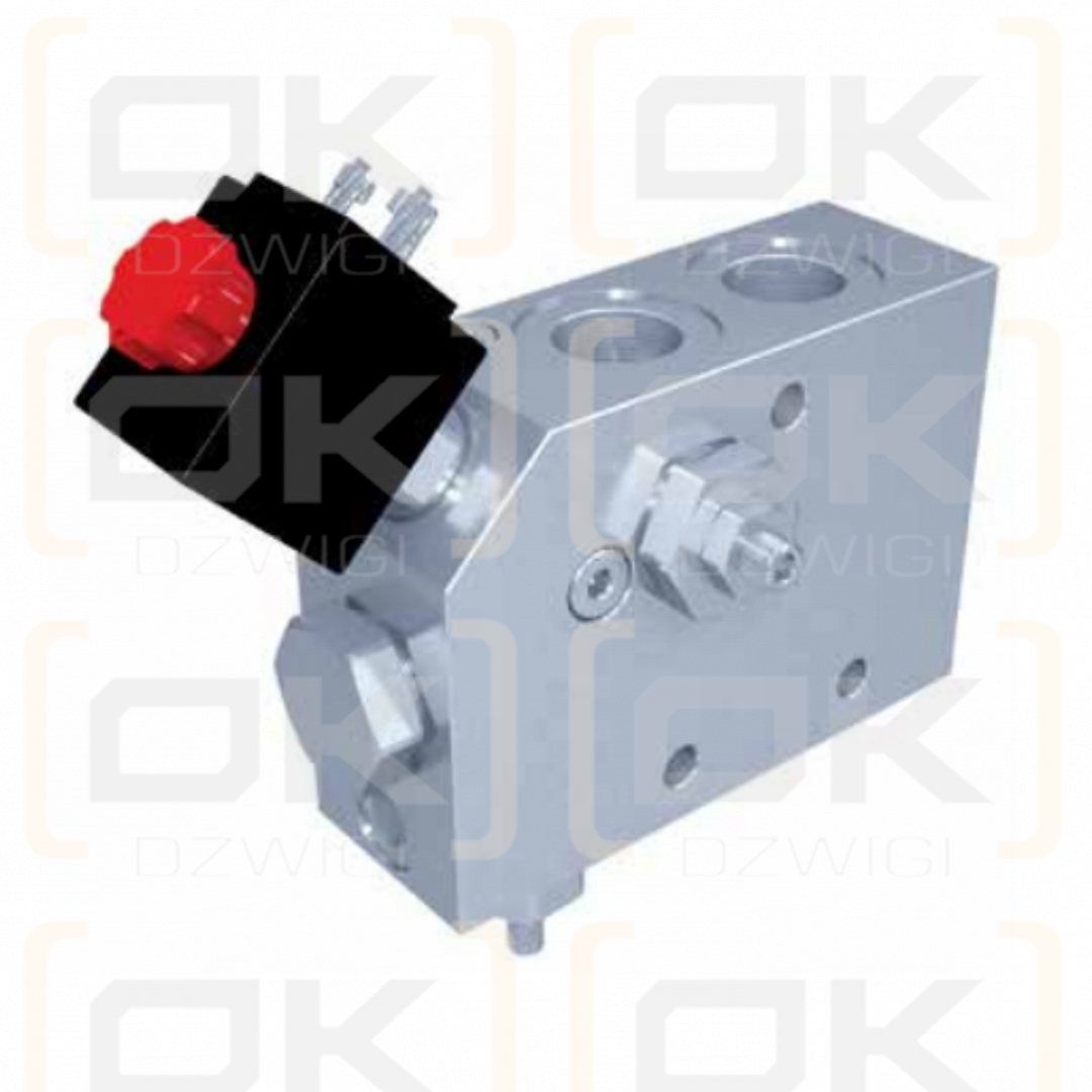 HBS 350 bar (Std. 200bar) three-way regulating valve - G1/2" Galvanized steel