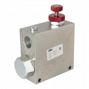 HBS 350 bar three-way regulating valve - G3/4" Galvanized steel