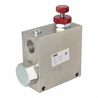 HBS 350 bar three-way regulating valve - G3/4" Galvanized steel